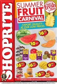 Shoprite Summer Fruit Carnival 2021